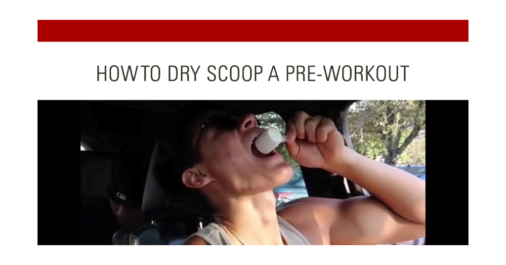 How to Dry Scoop Pre Workout